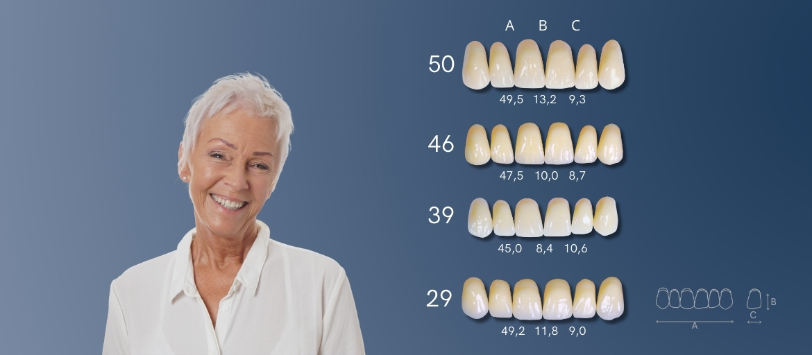 Zęby akrylowe - nowe fasony